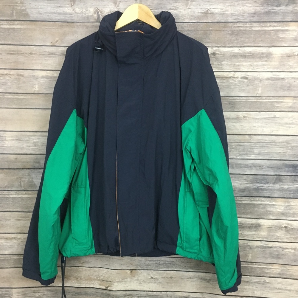 Izod Navy Blue Green Jacket